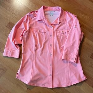 Columbia Titanium 3/4/ Roll Up Sleeve Shirt